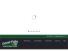 Tablet Screenshot of greatfallsinc.com